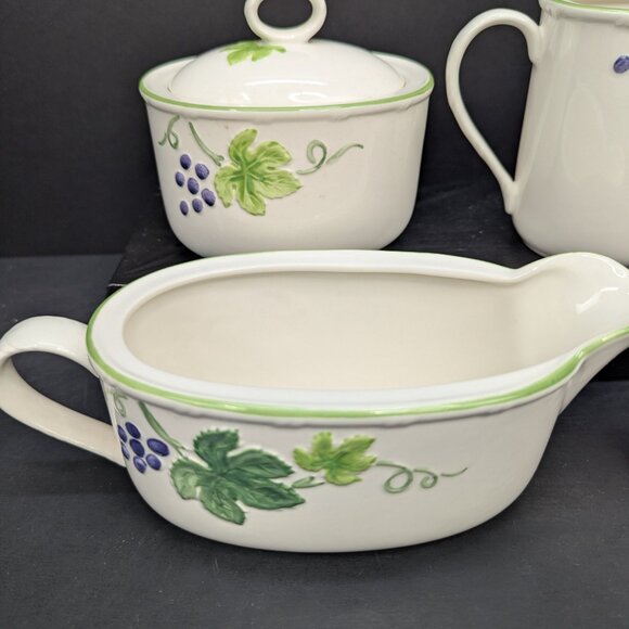 Mikasa Napa Valley DA107 Handpainted Replacement Pieces Dishes Lot of 4 Read - Picture 6 of 9